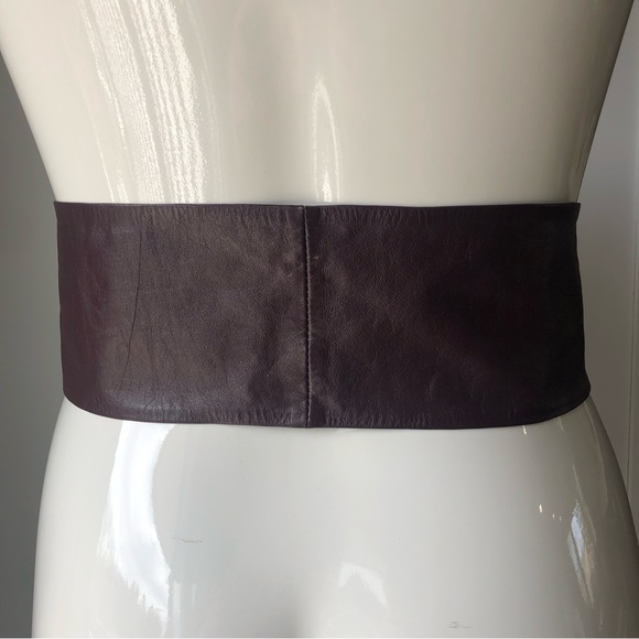 Vintage Leather Sash Belt - Picture 6 of 12